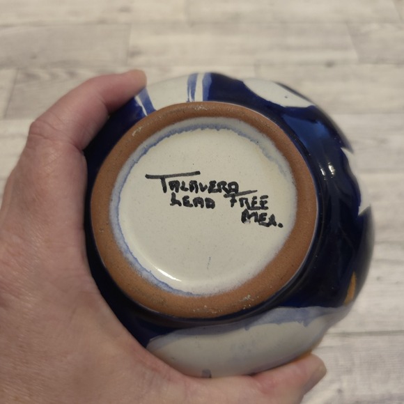 Mexican Talavera Sun Moon Pitcher Hand Painted 5" - Picture 6 of 9